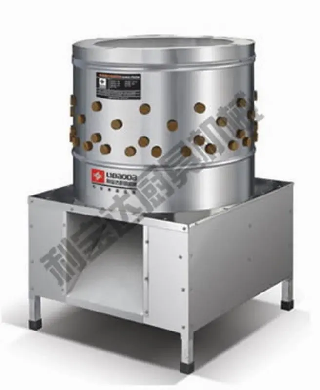 
Industrial feather unhairing machine for slaughting 