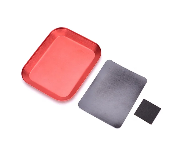 1set Purple / Red/Blue Aluminium Screw Tray with Magnetic for RC Model