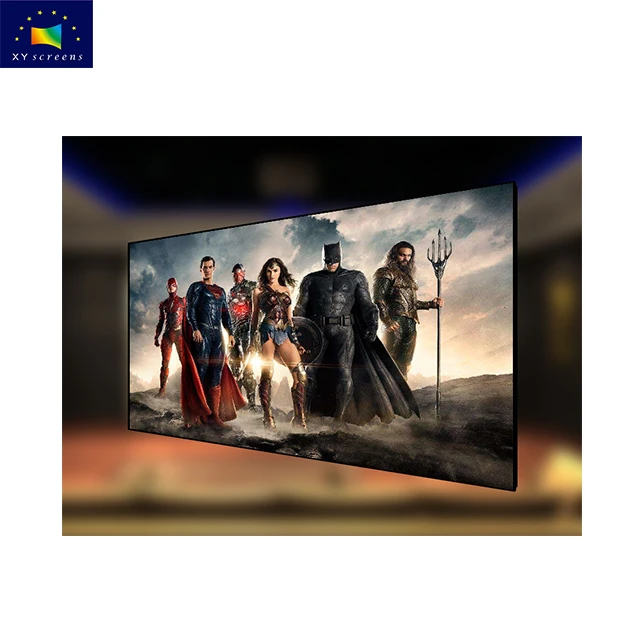 UST projector ultra thin frame projection screen home theater projection screen PET Crystal alr projector screen