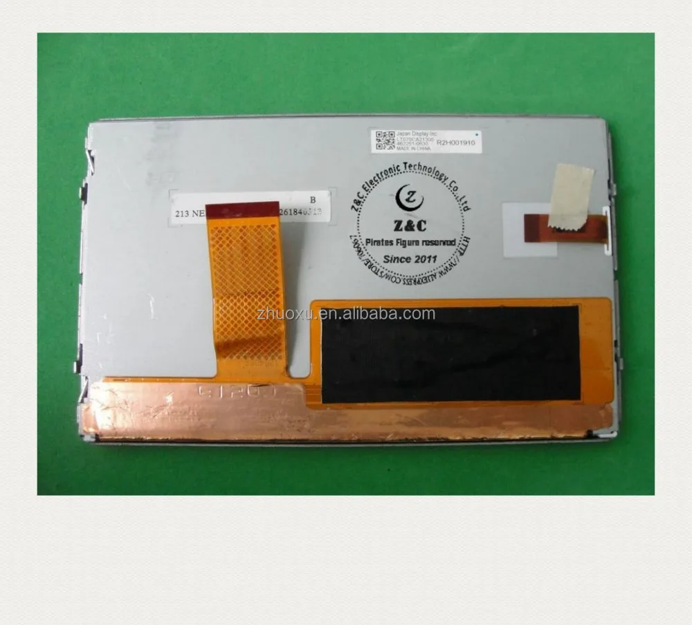 LT070CA21300 Original 7 inch Car Navigation LCD Display for Toshiba