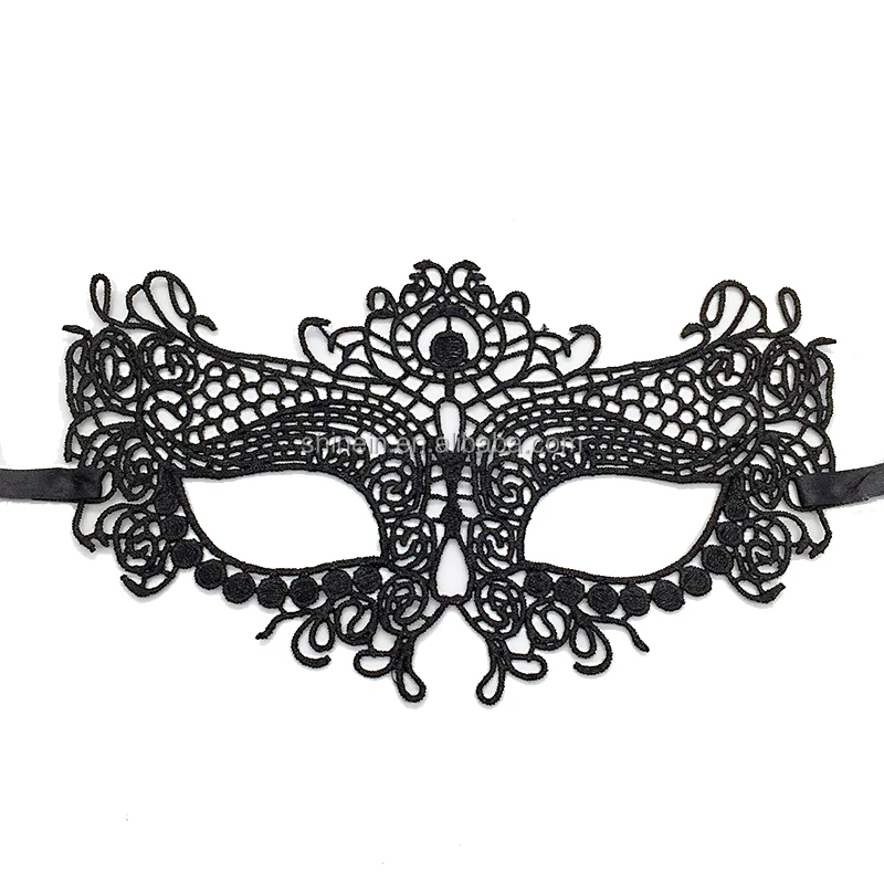 Women Sexy Eye Masks Venetian Heart Shape Lace Mask For Masquerade Cosplay