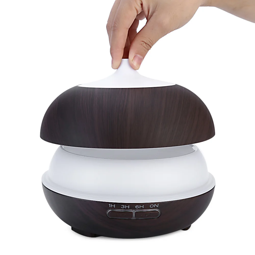 
Germany Spain Netherlands Popular Wood Aromatherapy Diffuser Lamp Ultrasonic Humidifier For Pure Essential Oil 