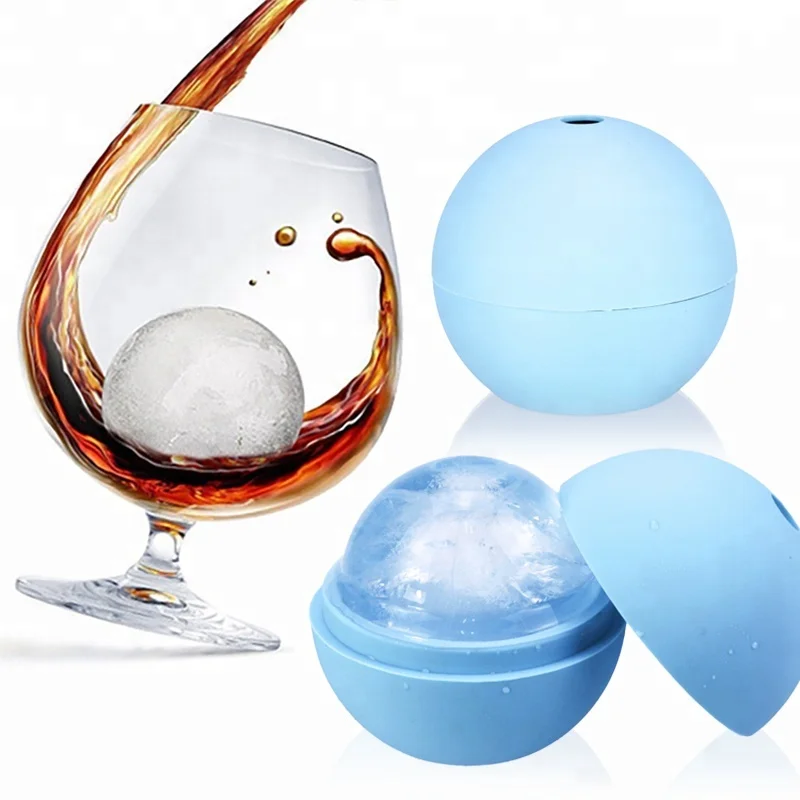Round Silicone Ice Ball Mold Large Whisky Ball Mold Ice Cream Molds