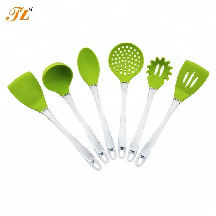 Hot Selling Best Cooking Products 6 Piece Silicone Kitchen Utensil Set