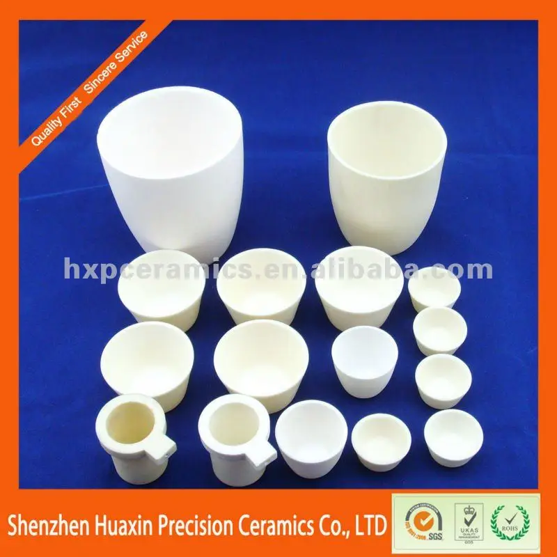 отличное качество высокой чистоты/глинозема тигле/al2o3 керамический тигель