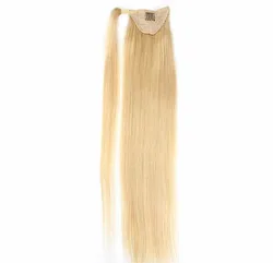 Thick extensions virgin european claw clip 100% human hair ponytail