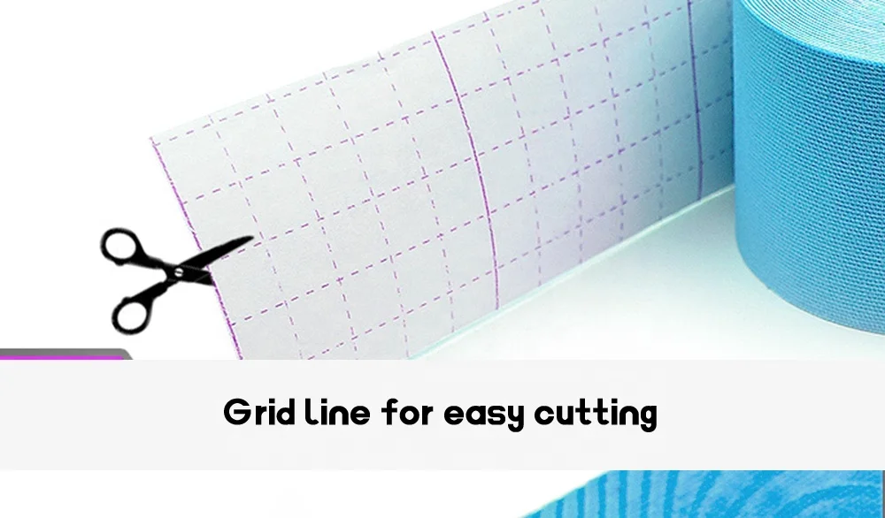 Бесплатный образец нарезанные Спортивная 5cmX5m кинезиологическая лента для мышц thearpy спортивный Тейп-лента кинезиологическая