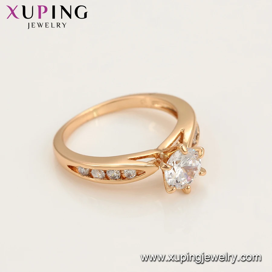 16171 Xuping new 18k gold style bijoux femme women jewelry diamond ring