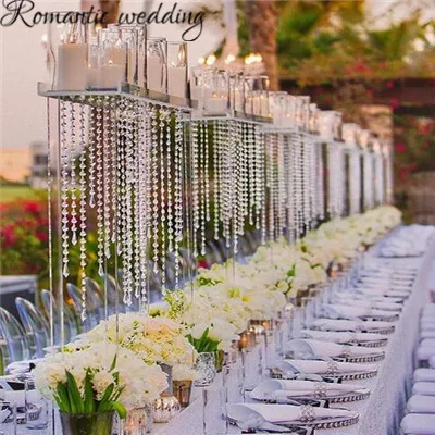 
Clear Acrylic Flower Stand Centerpieces For Wedding Table 
