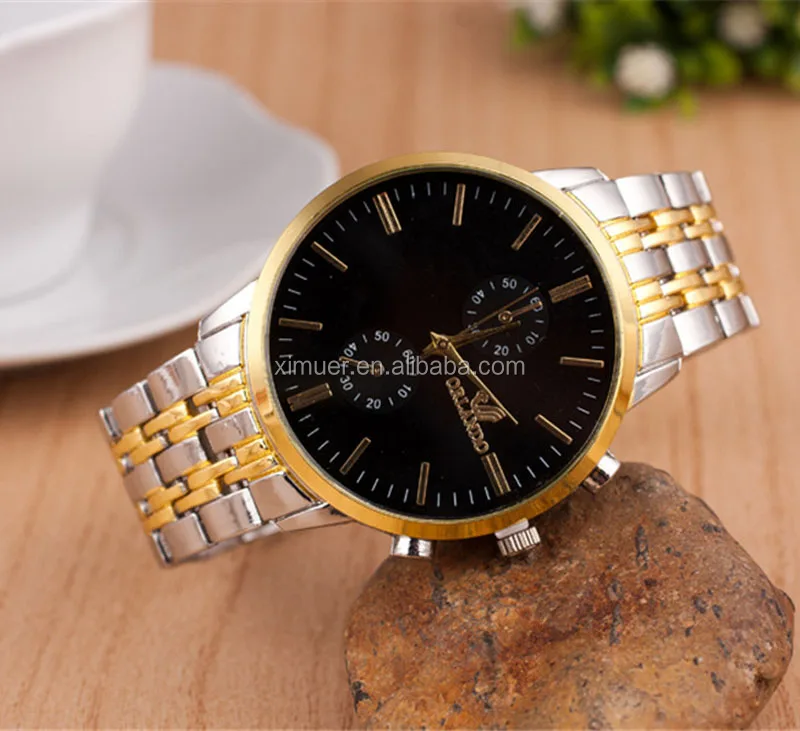 Wholesale stainless steel watch quartz watch business men watch