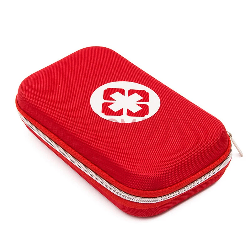 
BEST First Aid Kit Emergency case Red Hard Case with White Cross Perfect for Camping, Sports, Survival, Home, Car, Hunting, Co 