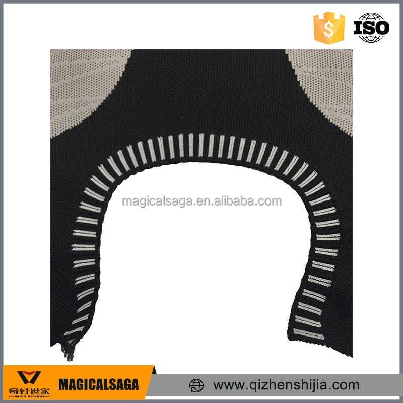 Jinjiang woven factory customized knit shoe upper material for sport shoes