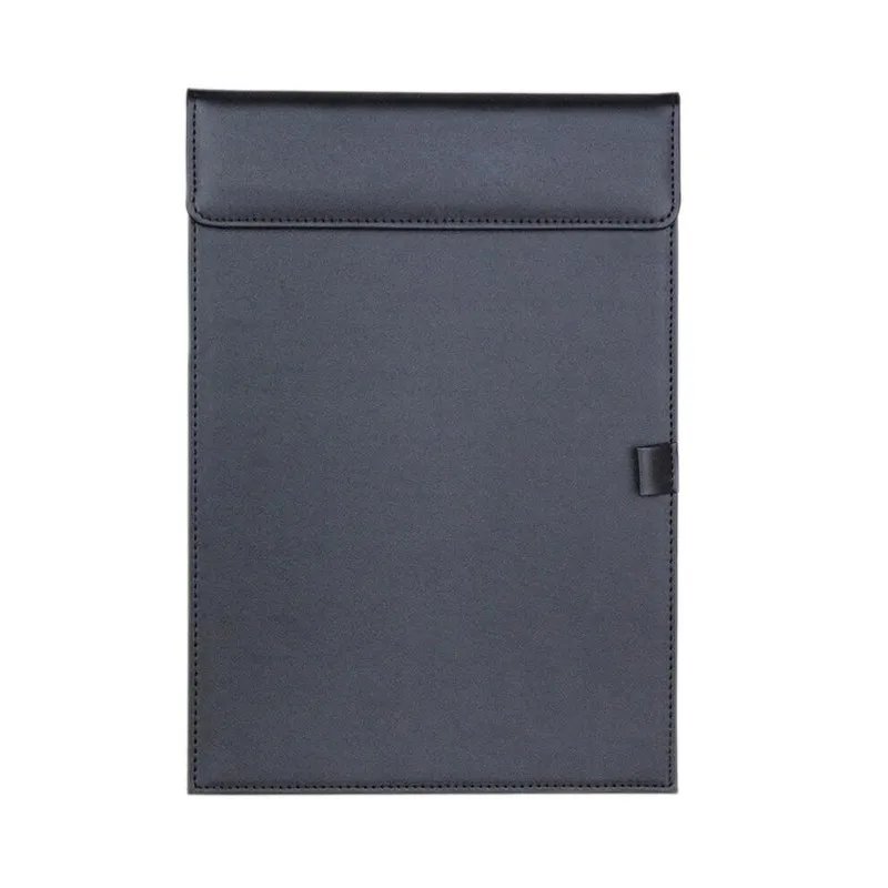 A4/A5 File Paper Clipboard Folder Hardboard Cover PU Leather With Pen Holder