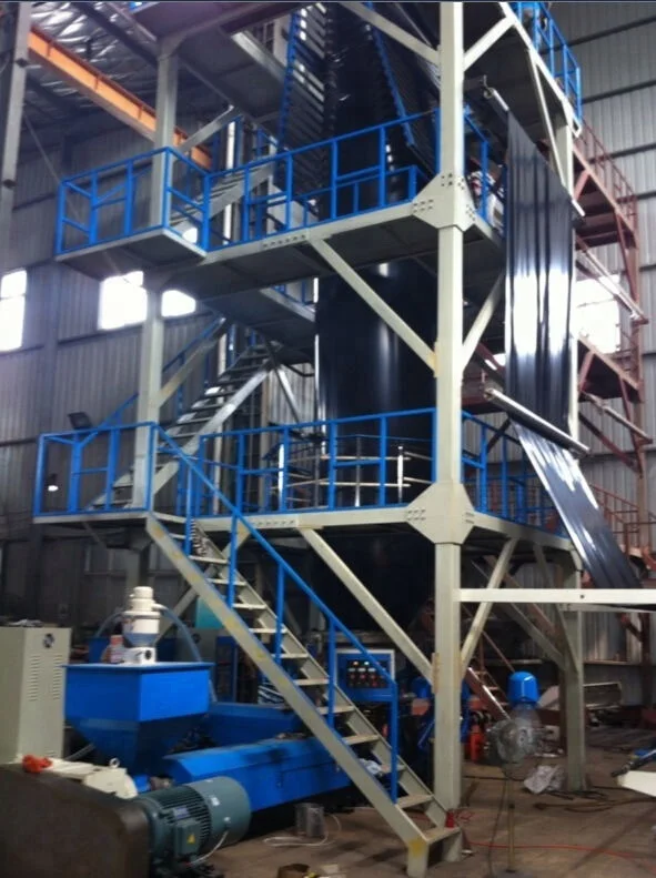 ABA ABC 3m 4m 6m 8m 10m 12m 3/5/7 Layers Agricultural greenhouse cover Co-extruder HDPE LDPE LLDPE Plastic Film Blowing Machine