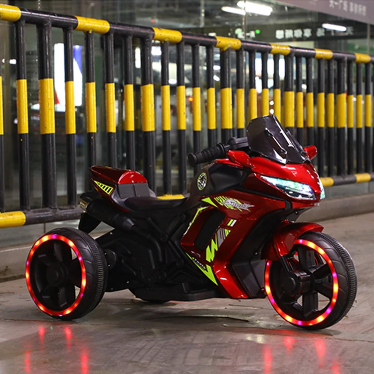 Children Electric Motorcycle With Flashing Wheels And Music