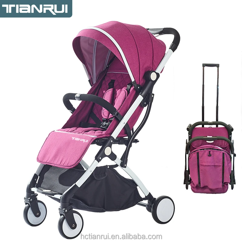 Tianrui 2020 aluminum alloy  frame  luxury foldable baby stroller factory