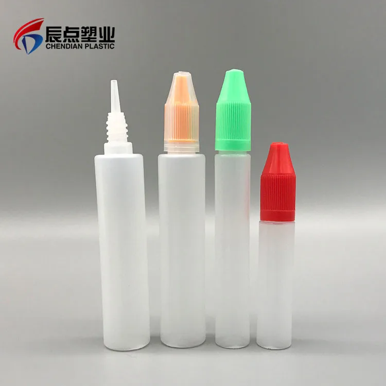 Оптовая продажа низкая цена высокое качество 30 мл E-жидкая пластика косметический pe капельницы