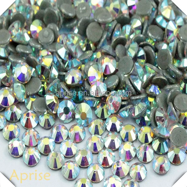 SS10 Высокое качество горячей фиксации DMC Стразы Железный Кристалл AB Цвет