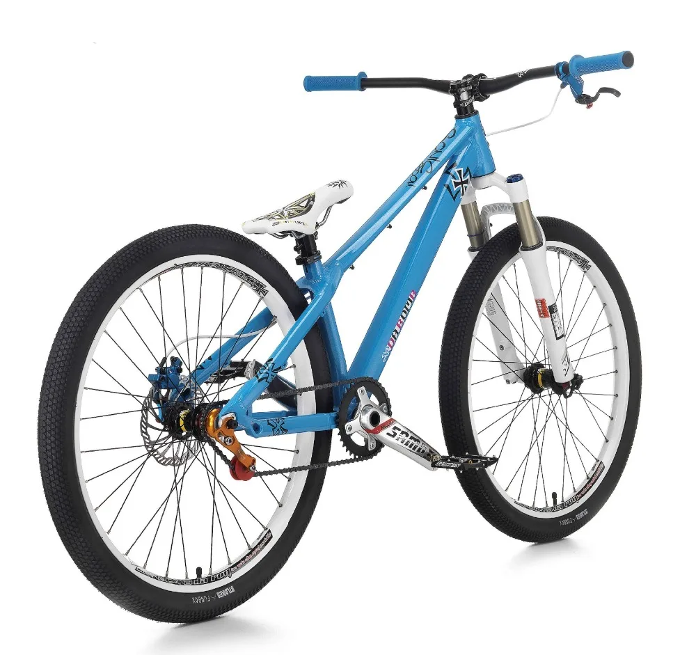 Free Shipping  On Sale DaBomb White PU MTB Bike Components Bicycle Saddle