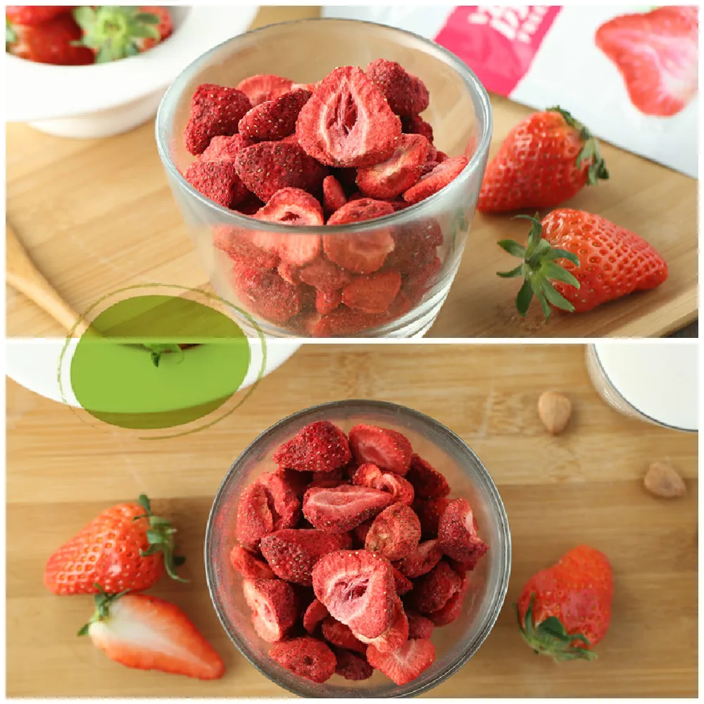 Сублимационной Сушке Клубника Ломтик