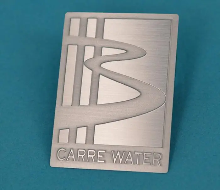 Etching aluminum metal nameplate