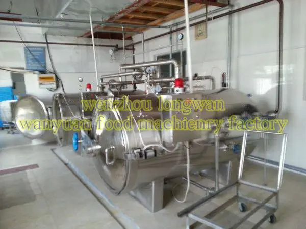 water spray sterilizer steam spray sterilizer retort