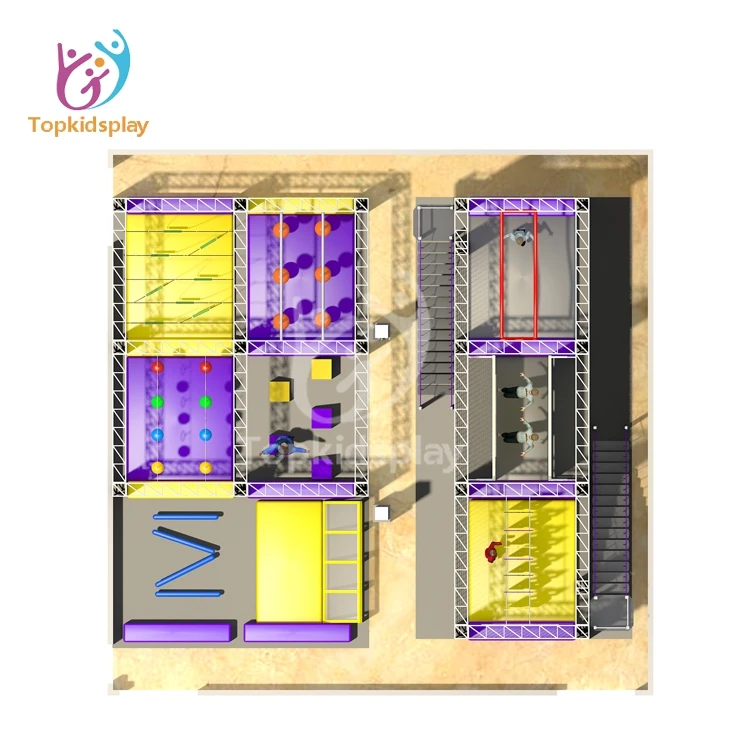 Лидер продаж, коммерческое поступление, препятствия для взрослых, многоуровневый ниндзя воин для помещений, ниндзя воин для улицы