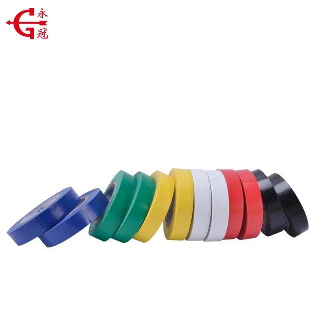 YG TAPE Manufacturer high voltage winding wire harness black pvc electric insulation jumbo roll tape