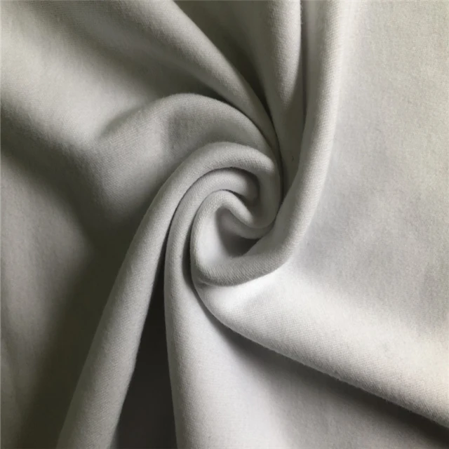 100% cotton solid knitting interlock fabric