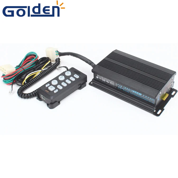 100W 12V police fire truck emergency vehicle cjb amplifier electronic siren for car