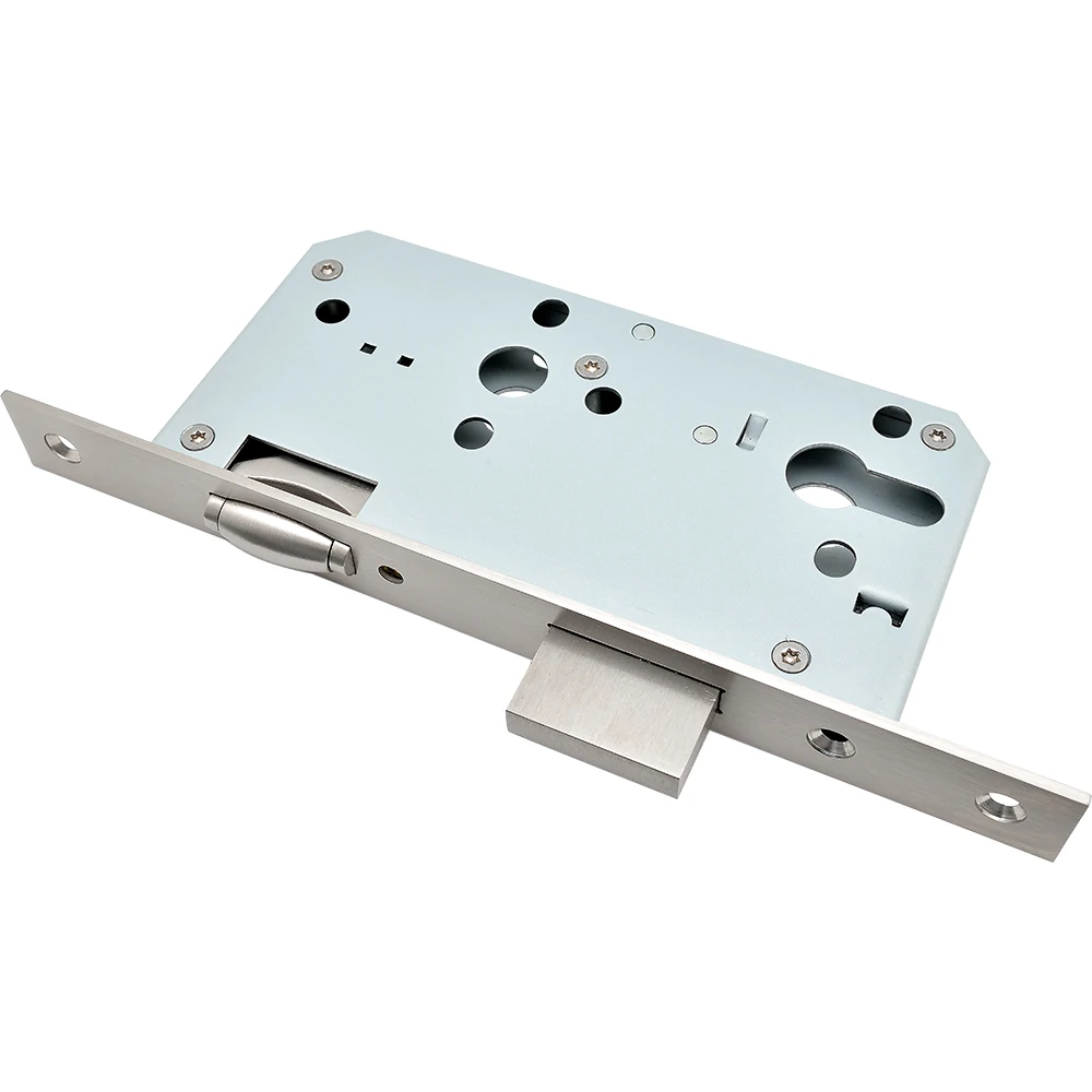 DIN18251 Stainless Steel roller bolt Mortise Door Lock Body for hospital/airport/mall/school