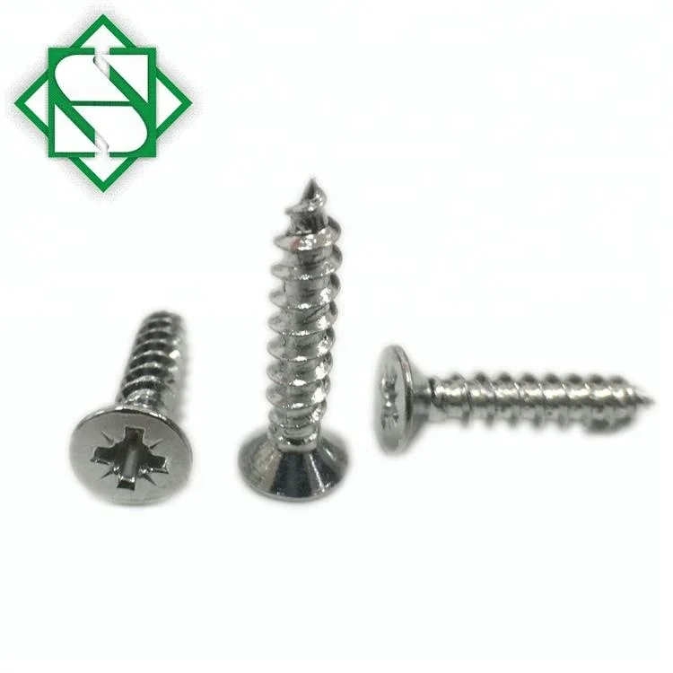 DIN7982 Countersunk Head Self Tapping Screw Zinc Plated