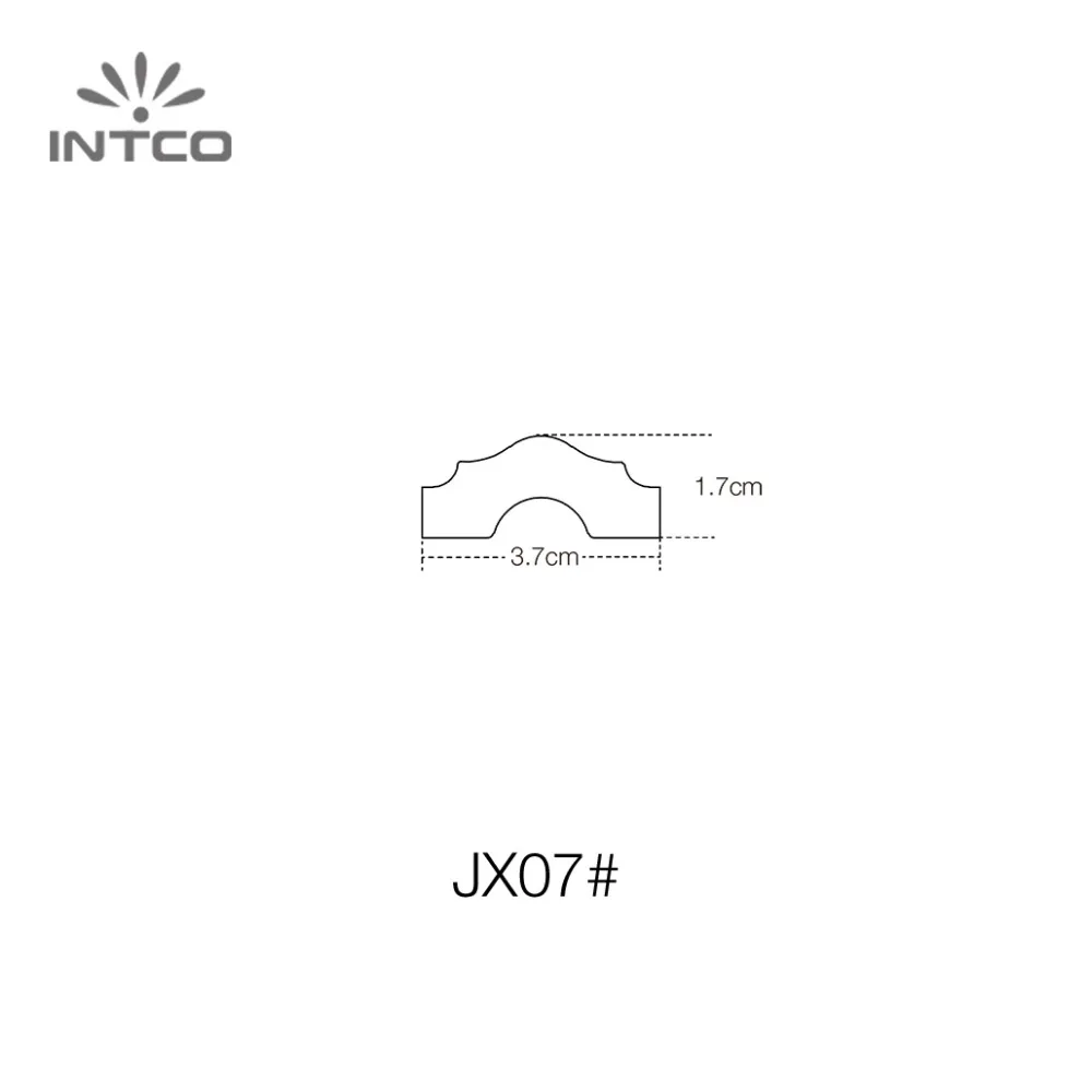 Водонепроницаемая пластиковая белая формовочная конструкция INTCO 3,7x1,7 см