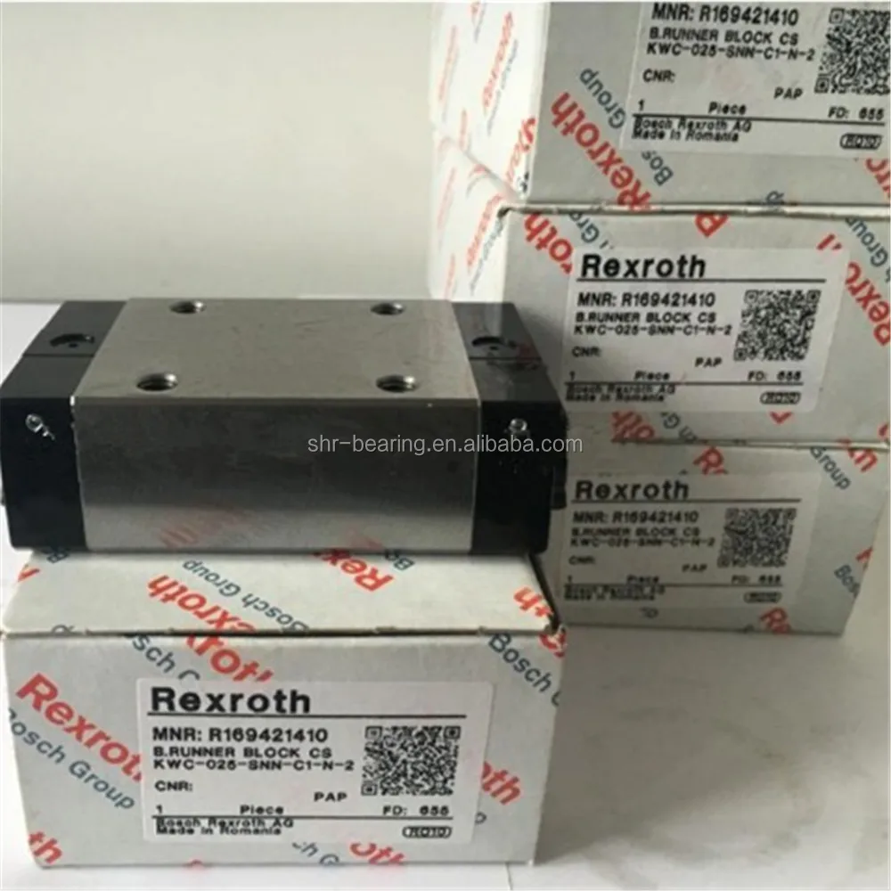 R1624 294 10 Rexroth Linear Guideway Carriage Blocks R162429410 Motion Rail Linear Components for Robotic Systems R1624-294-10
