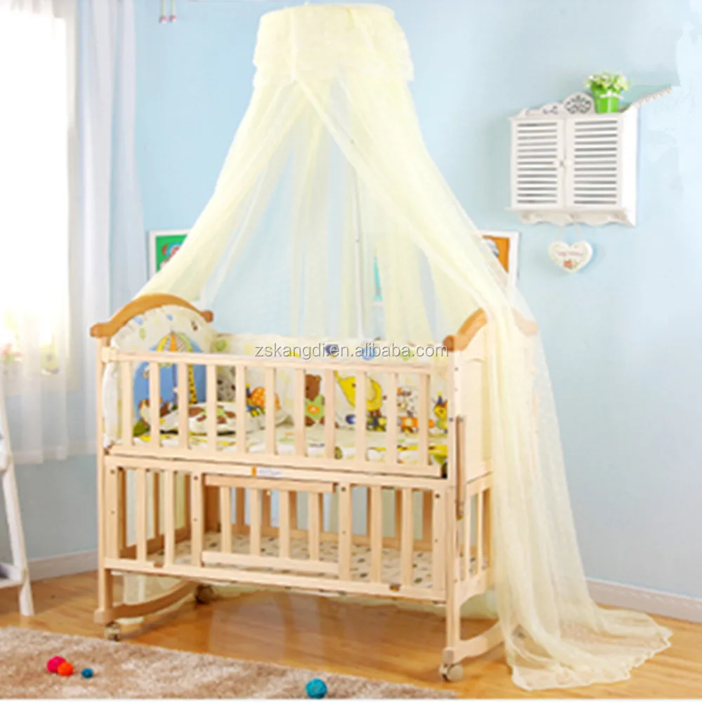 Baby Summer Mosquito Net Netting Canopy for Nursery Crib Bed Cot Canopy