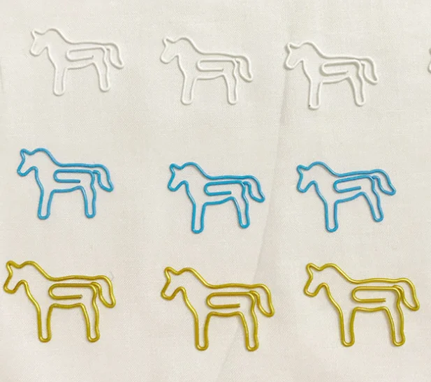 
Stationery Promotional Custom office new design cat shape cute metal paper clip 