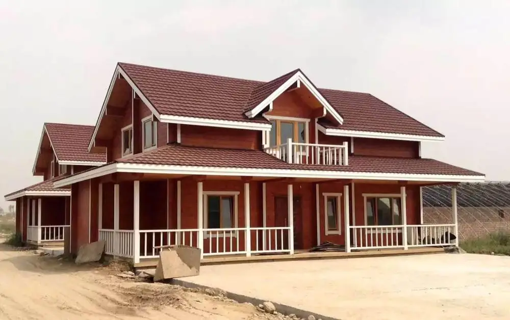 2-story wood prefabricated houses and villas
