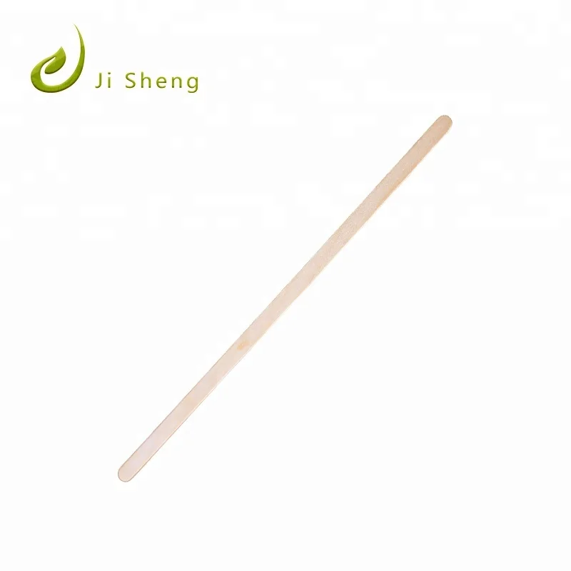Wholesale New Product Round End Birch Wooden Coffee Stirrer Stick Wooden Drink Stick