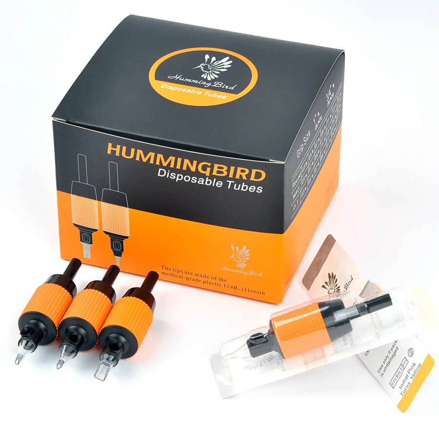Оригинальные мягкие силиконовые ручки Hummingbird одноразовые тату-трубки