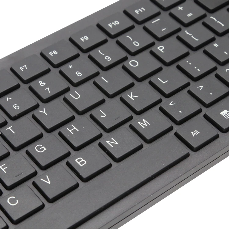 
Hot sale Ultra Slim wired 101 keys standard silicon computer keyboard for desktop 