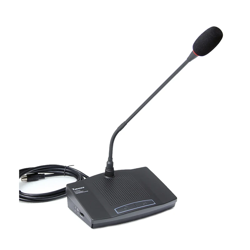 YARMEE Wired Conference Microphone Table Microphone Built in Speaker With Recoding Featuer