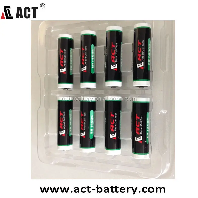 ER14505 3.6V 2.7Ah AA Lithium Battery with Axial Pins