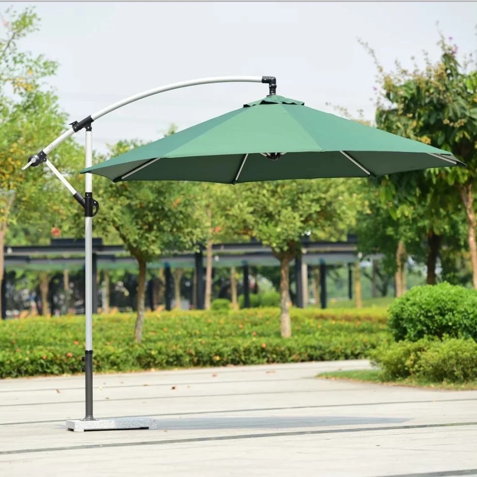 New Fiberglass Shanghai Hanging Umbrella Parasol