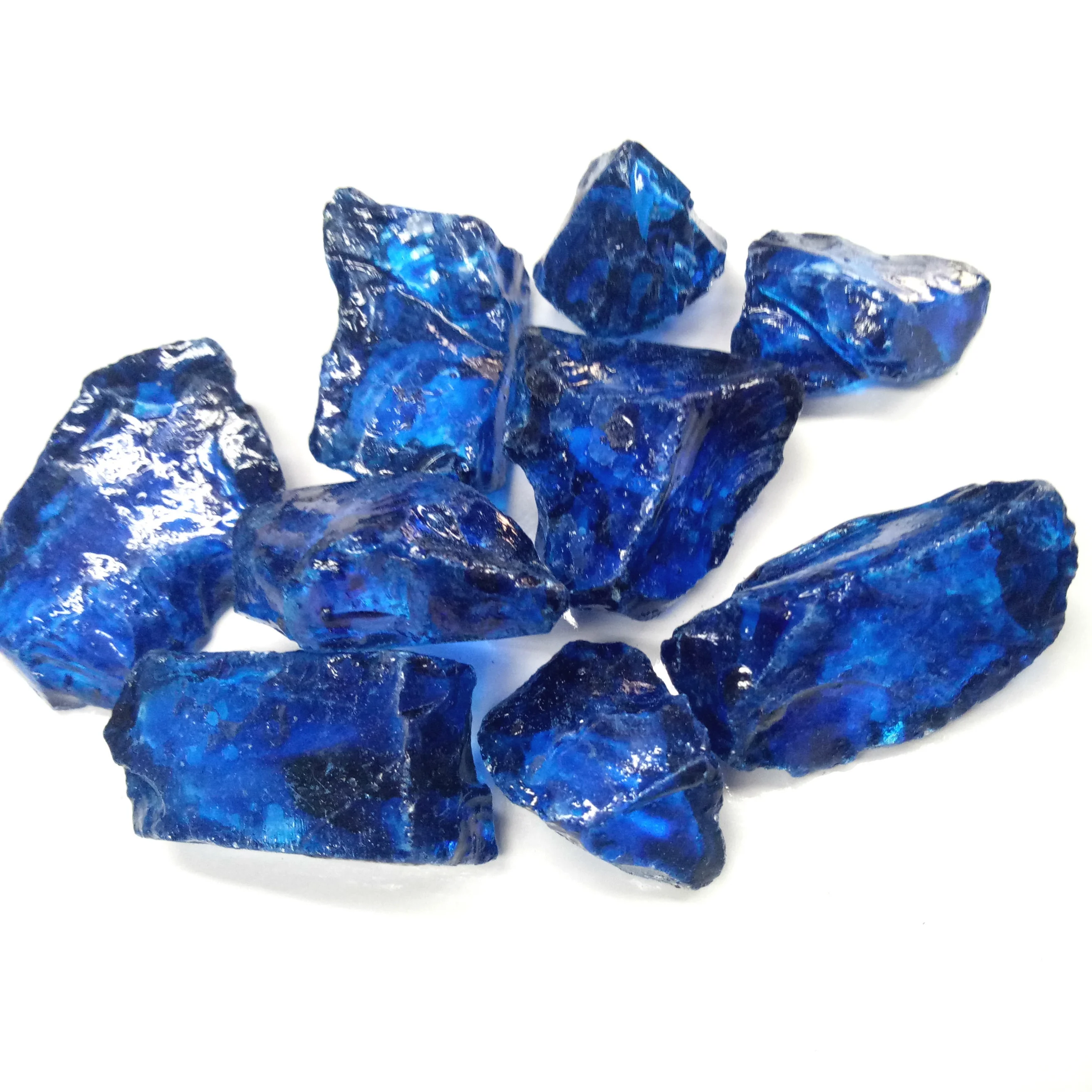 Broken Recycled Tumbles Glass Stone broken glass chips for the path