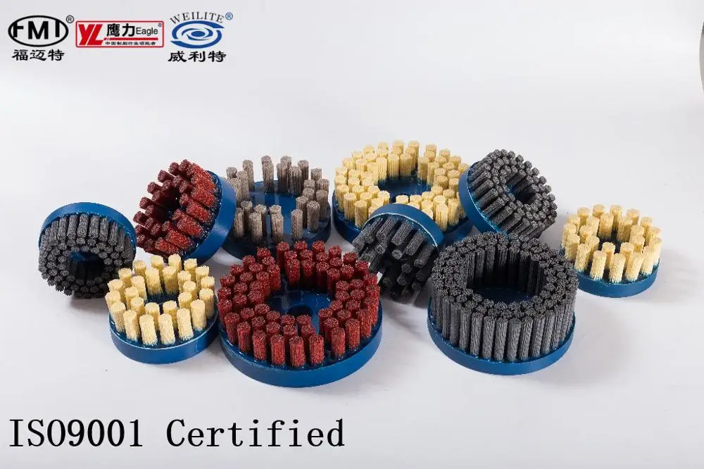 FMT Hot Sale High Quality  stainless steel Wire Disc  brushes for steel works polishing