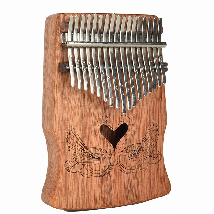 China 17 Keys Solid Wood Musical Instrument Kalimba