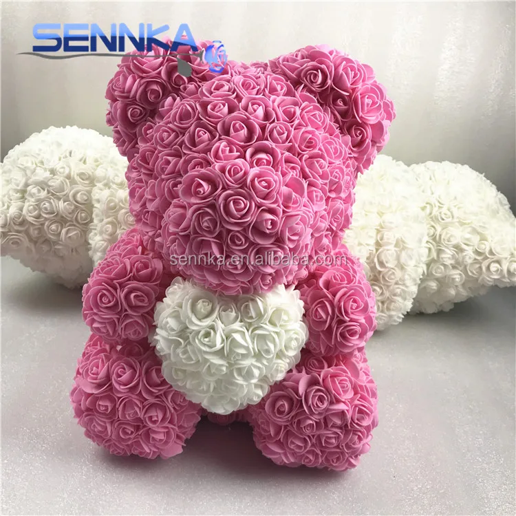 China Wholesale Artificial PE Rose Bear
