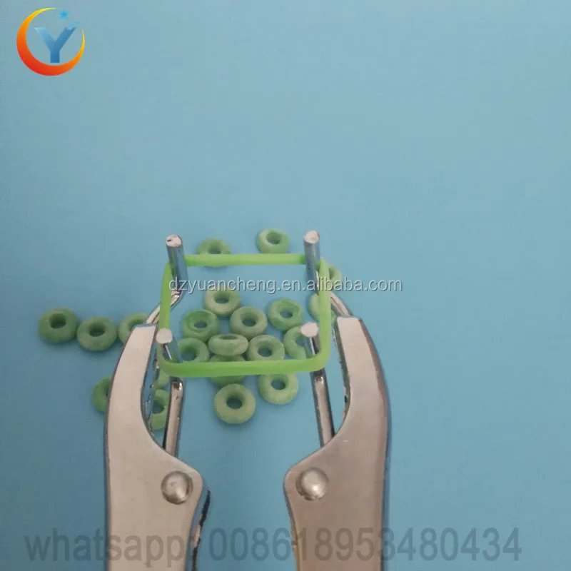 high quality veterinary instrument castrating bands bloodless painless castration ring for sale