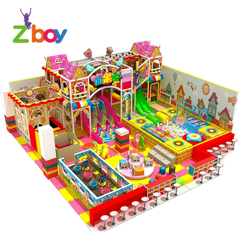 
Factory wholesale Used New Large Indoor Play Game Playground For Kids 