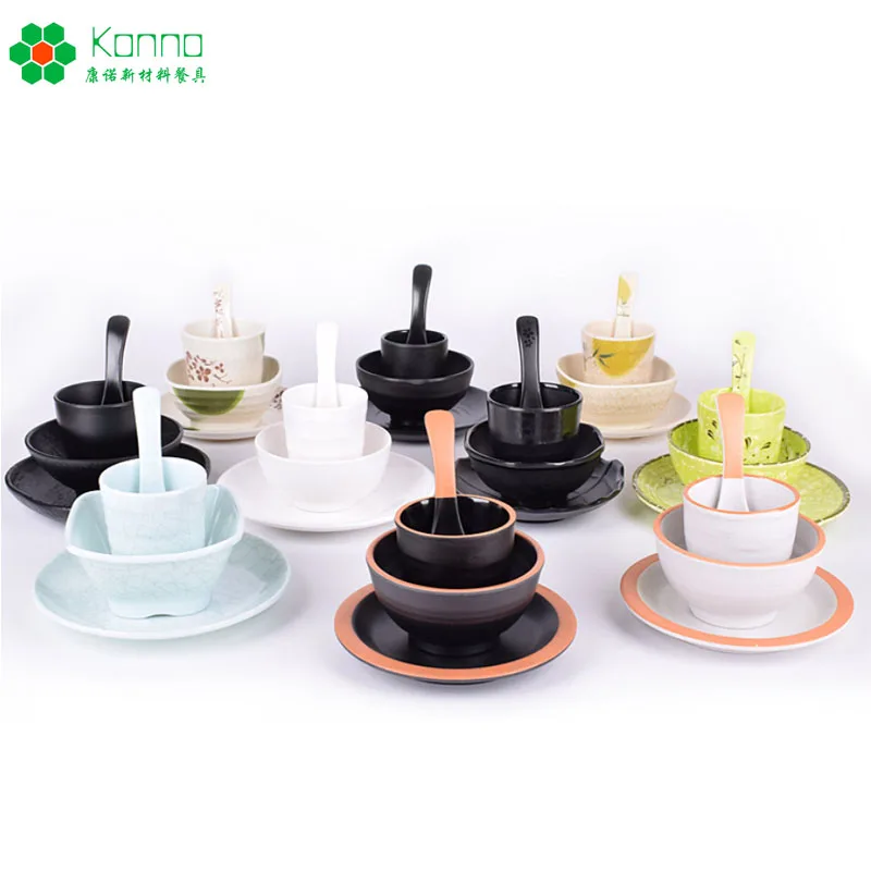 
China Manufacturer Melamine Dinner Plate Colored melamine plates 